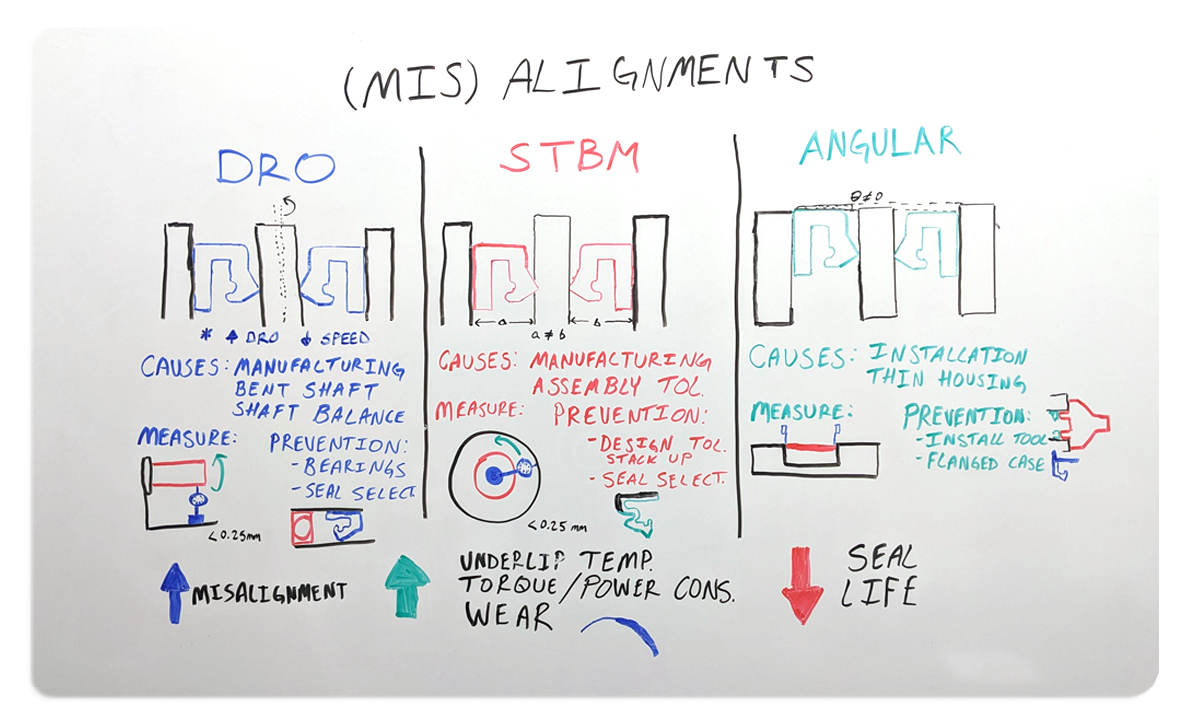 Radial Shaft Seal Misalignments